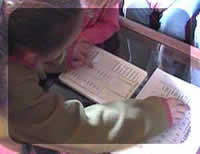 Child using the Abacus One